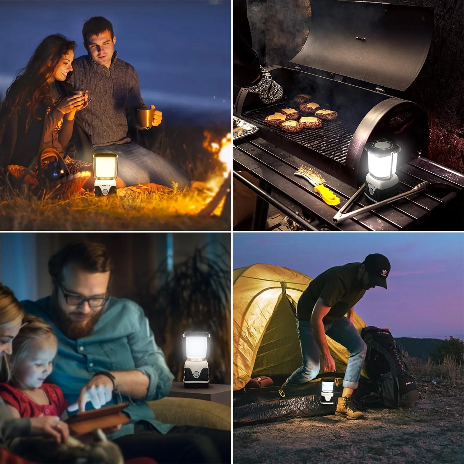 Lepro Battery Powered LED Camping Lantern (White, Waterproof, 1000LM, 4 Lighting Modes) - Image 8