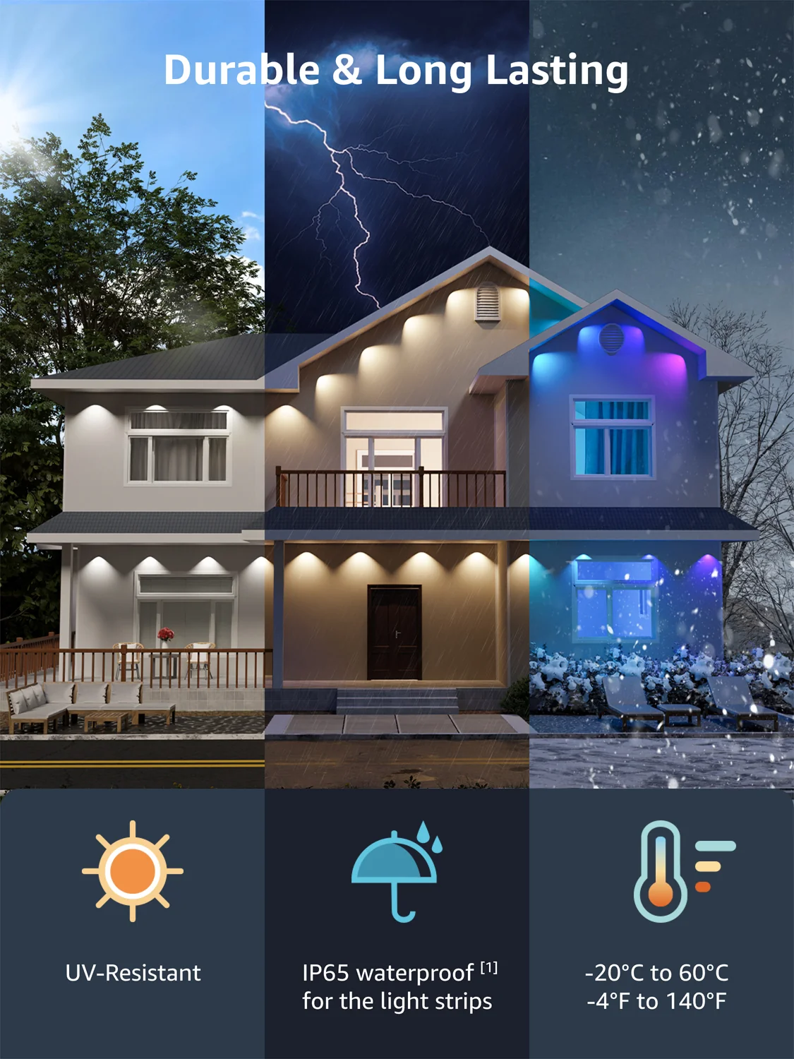 Lepro E1 AI-Powered Permanent Outdoor Lights - Image 5