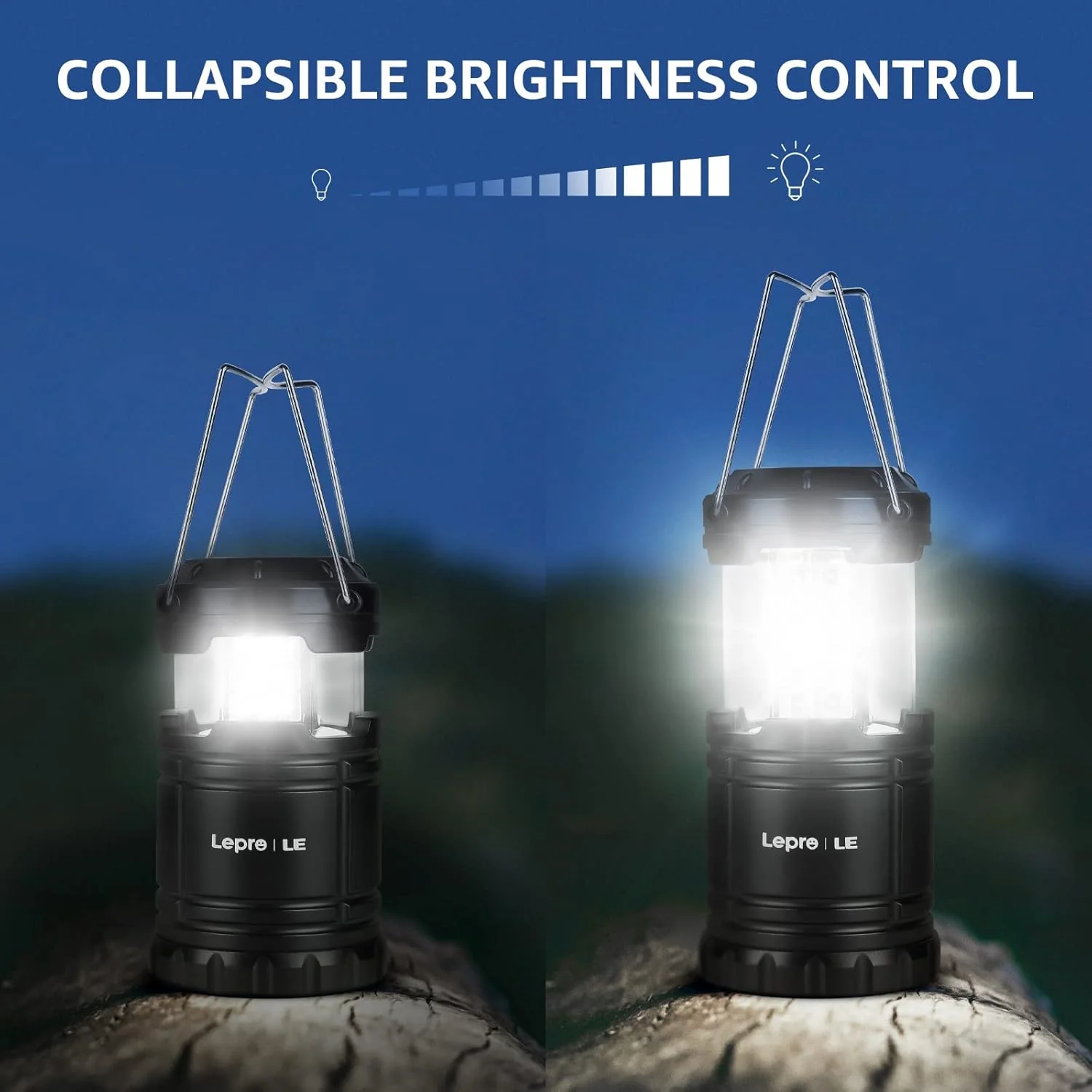 Lepro LED Camping Lantern (190 lm, AA Battery Powered, Waterproof) - Image 6