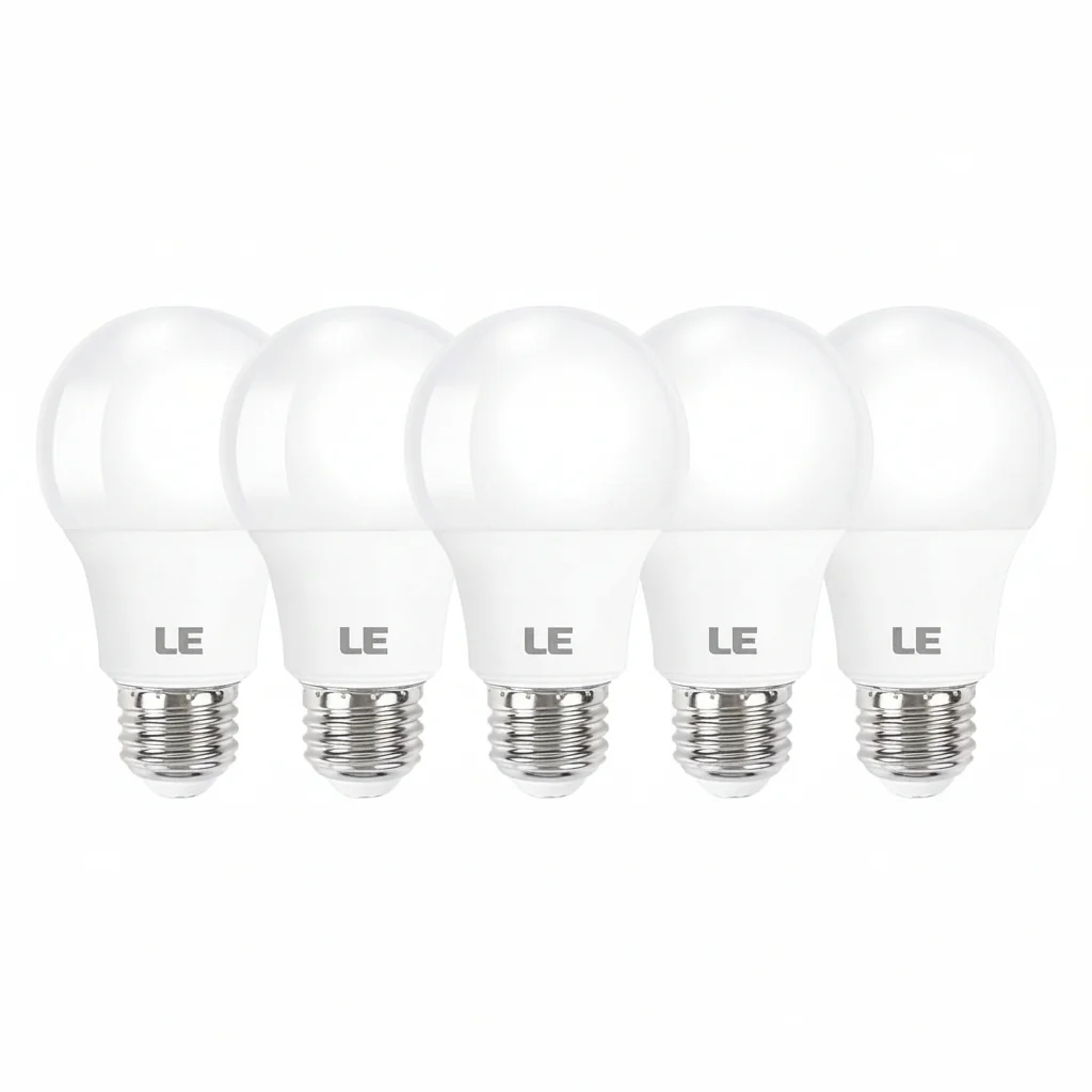 Lepro A19 LED Light Bulb, 5000K Daylight White, 800 Lumens, E26 Medium Base, Non-Dimmable, 9W (60W Equivalent) - Image 9