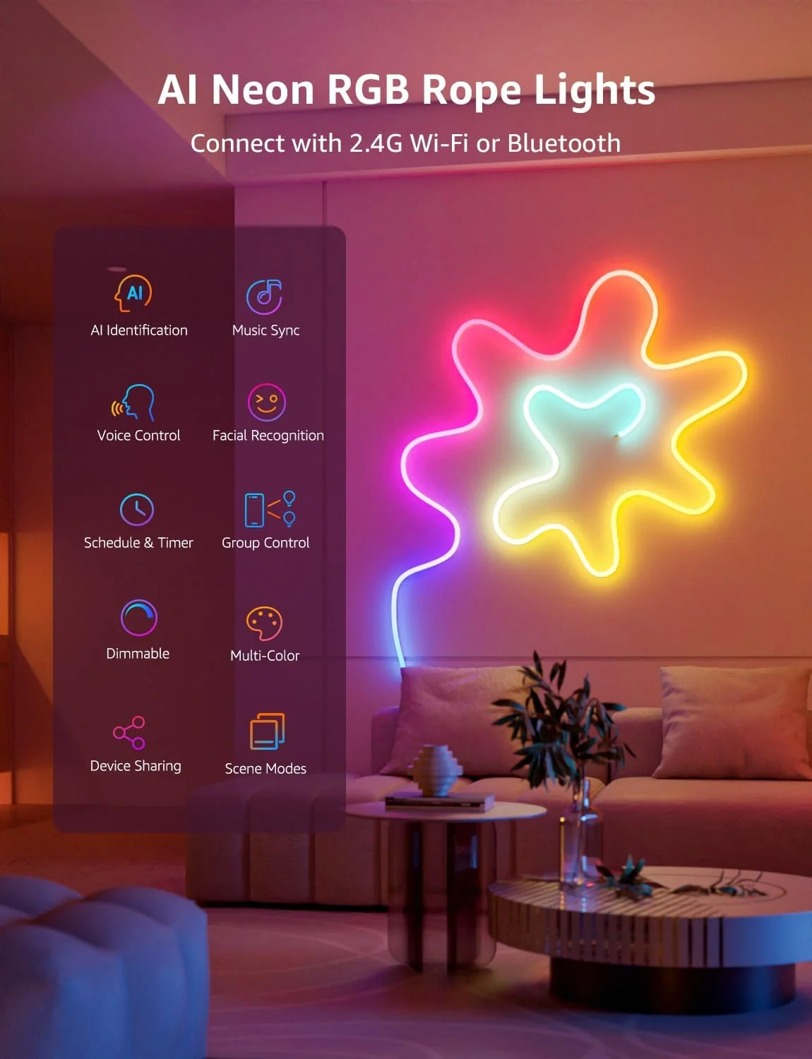 Lepro N1 AI Smart RGB Rope Lights - Image 9