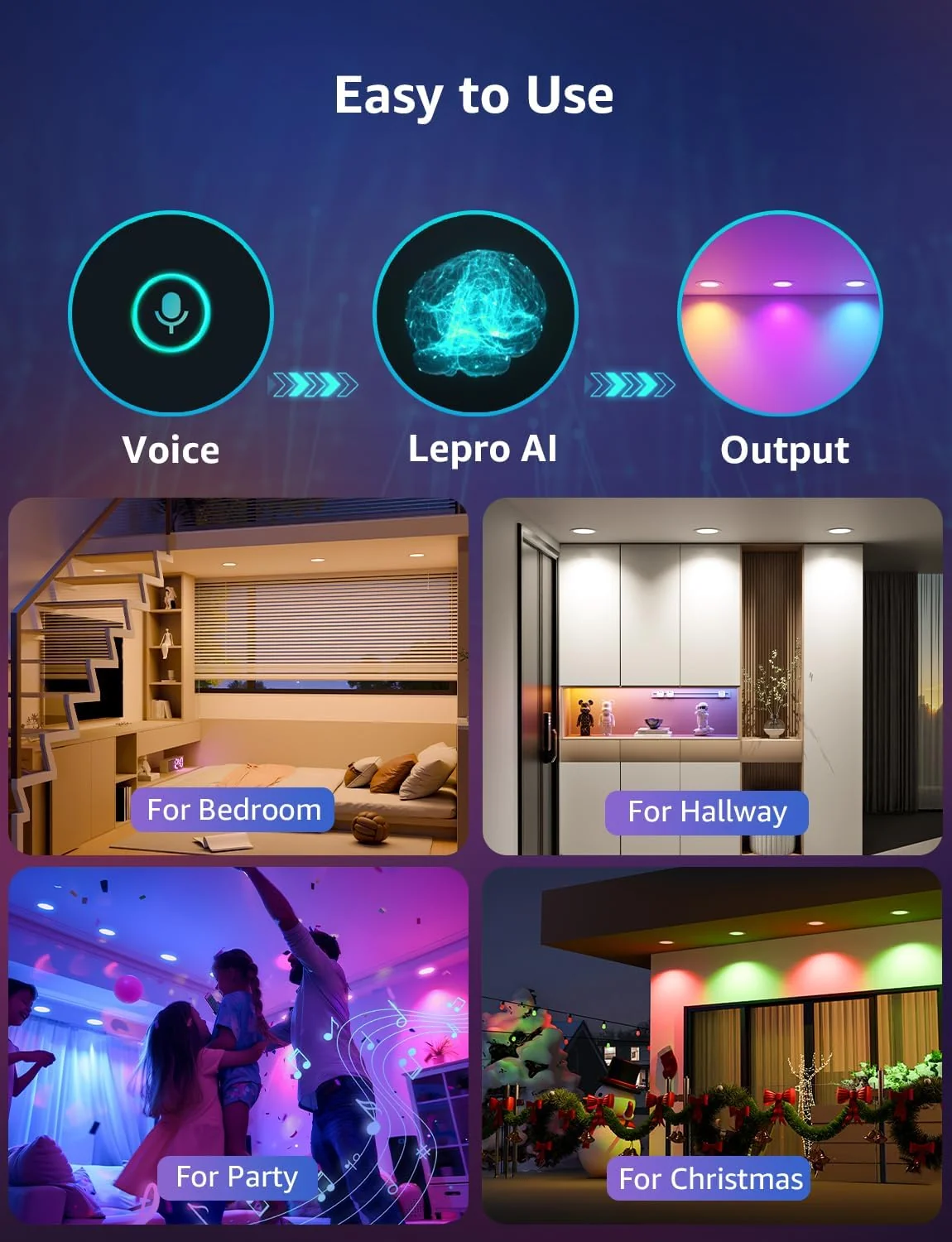 Lepro R2 AI LED Recessed Light - Image 4