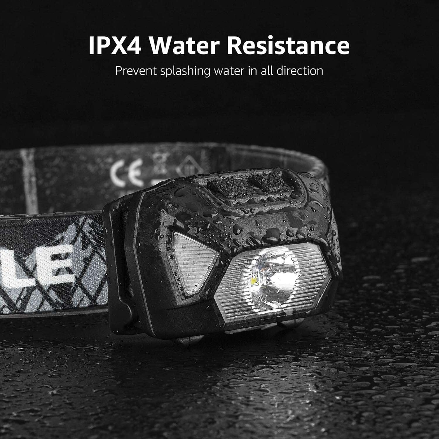 Lepro Rechargeable LED Headlamp (Black, USB-C Rechargeable, Lightweight) - Image 5