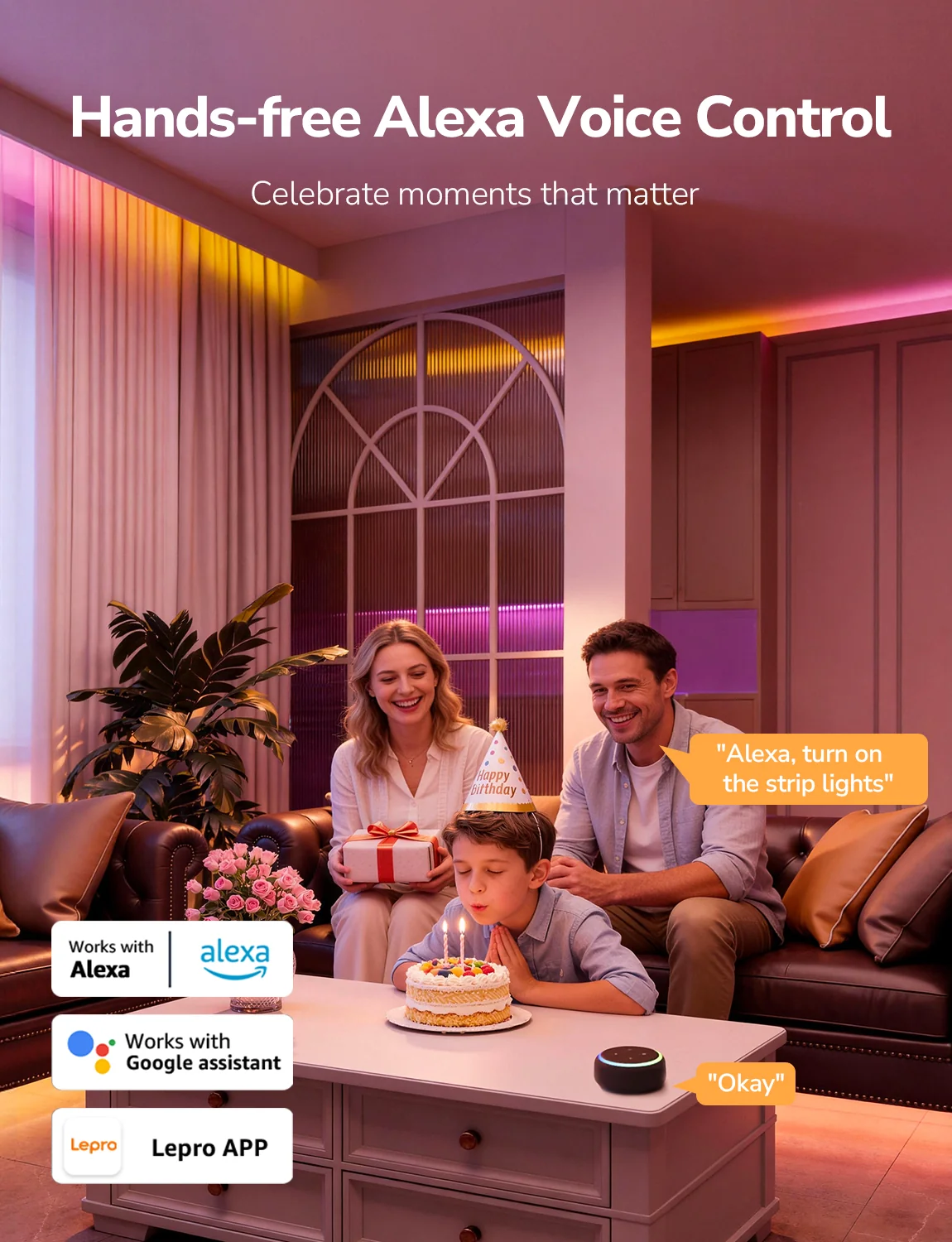 Lepro S1 Smart LED Strip Lights with AI Features - Image 9